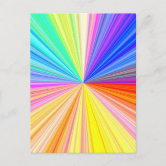 Carte Postale Roue couleur ART101