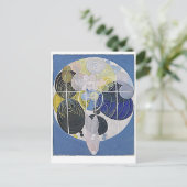 Carte Postale Roue couleur, Art Abstrait fin (Debout devant)