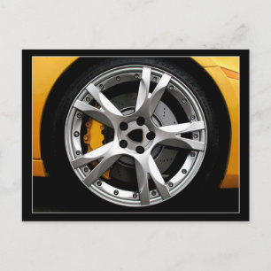 Carte Postale Roue d'alliage