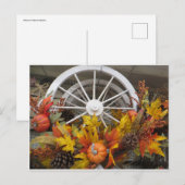 Carte Postale Roue d'automne (Devant / Derrière)