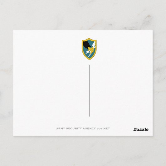 Carte Postale Roue de chiffrement ASA 1 (Dos)