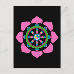Carte Postale Roue de Dharma