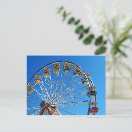 Carte Postale roue de ferris (Debout devant)