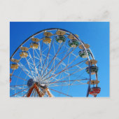 Carte Postale roue de ferris (Devant)