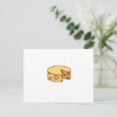 Carte Postale roue de fromage (Debout devant)