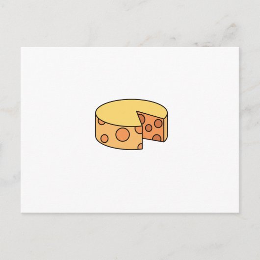 Carte Postale roue de fromage (Devant)