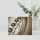 Carte Postale Roue de manège rétro (Debout devant)