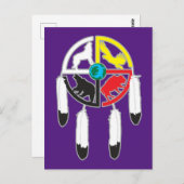 Carte Postale Roue de médecine (Devant / Derrière)