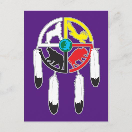 Carte Postale Roue de médecine (Devant)