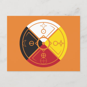 Carte Postale Roue de médecine Sacred Hoop