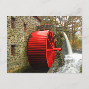 Carte Postale Roue d'eau de l'usine Grist de Sudbury