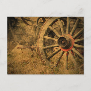 Carte Postale Roue d'escadre rustique primitive
