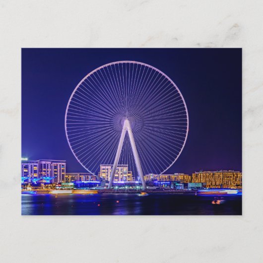 Carte Postale Roue Dubai Ferris (Devant)