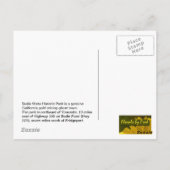 Carte Postale Roue en Wagon Bodie 1 (Dos)