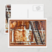 Carte Postale Roue et escaliers (Devant / Derrière)