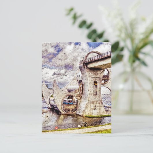 Carte Postale Roue Falkirk (Debout devant)