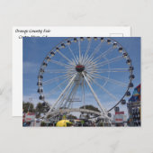 Carte postale ROUE FERRIS (Devant / Derrière)