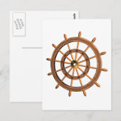 Carte Postale Roue flottante (Devant / Derrière)