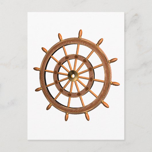 Carte Postale Roue flottante (Devant)