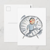 Carte Postale Roue Hamster (Devant / Derrière)