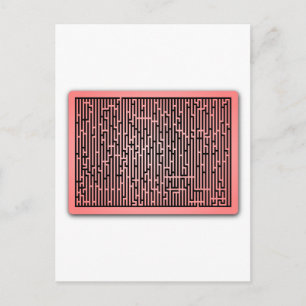 Carte Postale Roue Maze