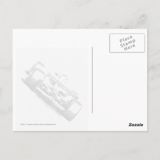 Carte Postale Roue ouverte (Dos)