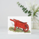 Carte Postale Roue rouge (Debout devant)