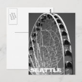Carte Postale Roue Seattle Ferris (Devant / Derrière)