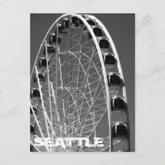 Carte Postale Roue Seattle Ferris (Devant)