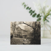 Carte Postale Roue vintage (Debout devant)