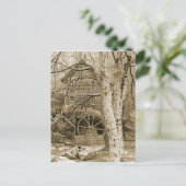 Carte Postale Roue vintage (Debout devant)