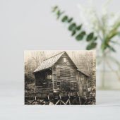 Carte Postale Roue vintage (Debout devant)