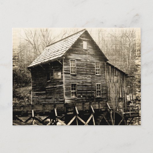 Carte Postale Roue vintage (Devant)