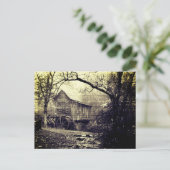Carte Postale Roue vintage (Debout devant)