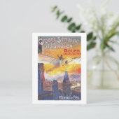 Carte Postale Rouen, France - Pilote et Avion (Debout devant)