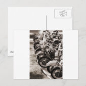 Carte Postale Roues (Devant / Derrière)