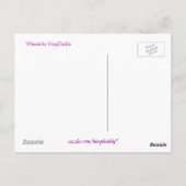 Carte postale Roues (Dos)