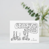 Carte Postale Roues de feu de camp (Debout devant)