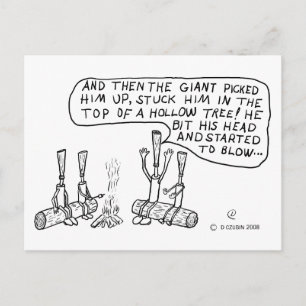 Carte Postale Roues de feu de camp