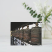 Carte Postale Roues de prière du Népal (Debout devant)