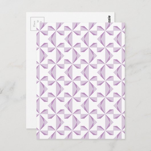 Carte Postale Roues pourpres (Devant / Derrière)