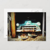 Carte postale Roues vintages (Devant / Derrière)