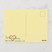 CARTE POSTALE ROUGE (Dos)