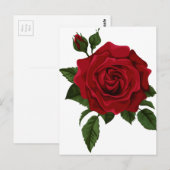 Carte Postale Rouge (Devant / Derrière)