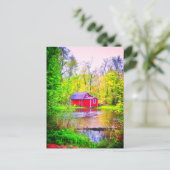 CARTE POSTALE ROUGE (Debout devant)
