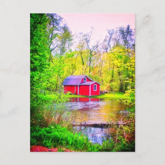 CARTE POSTALE ROUGE (Devant)