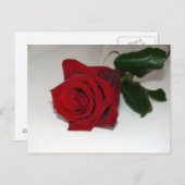 Carte postale rouge (Devant / Derrière)