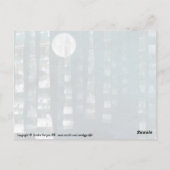 Carte postale rouge (Dos)