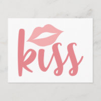 Rouge à lèvres rose baiser amour mariage fiançaill