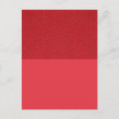 Carte postale rouge à tomate fractionnée horizonta (Devant)